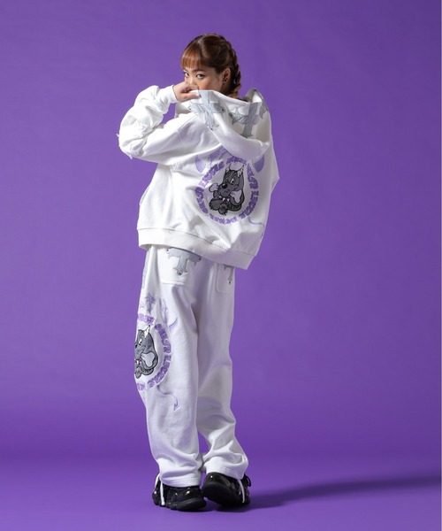 GALFY（ガルフィー） ワイドパンツ スウェットパンツ ジャージ GALFY
