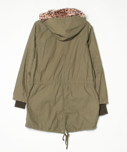 「TOMMY」 モッズコート S グリーン レディース_画像2