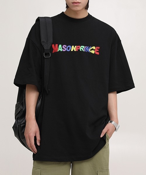 「MASONPRINCE」 半袖Tシャツ M ホワイト メンズ_画像7