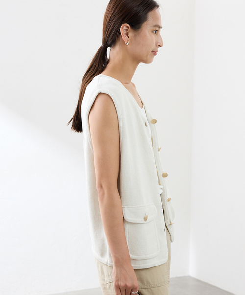 Frameworkベスト FRAMeWORK（フレームワーク） ベスト FREE ネイビー レディース