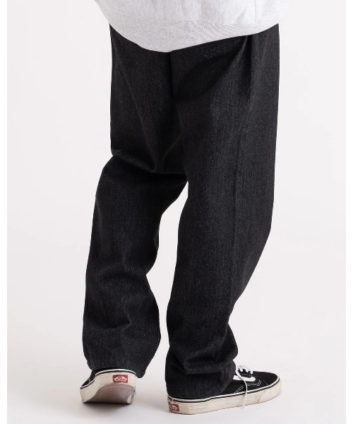 「PORT OF CALL」 デニムパンツ MEDIUM ブラック メンズ_画像3