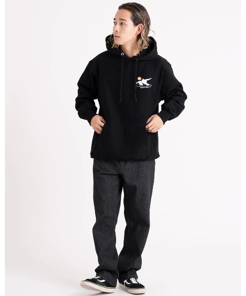 「PORT OF CALL」 デニムパンツ MEDIUM ブラック メンズ_画像4