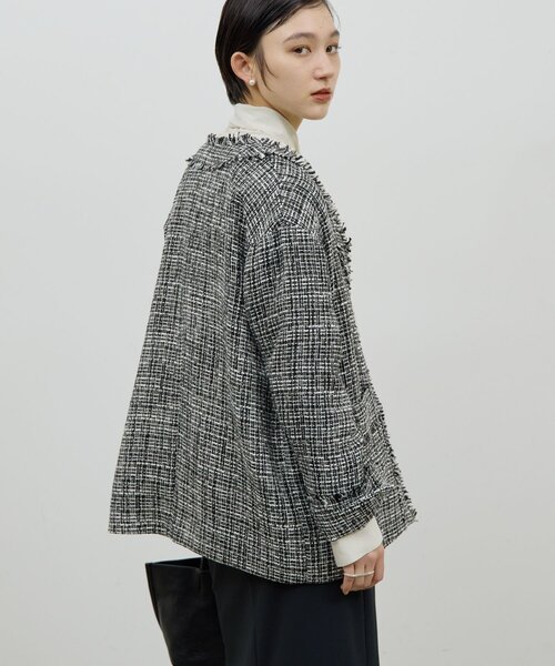 ガリャルダガランテ　ツイードジャケット GALLARDAGALANTE（ガリャルダガランテ） コート アウター 「手洗い可