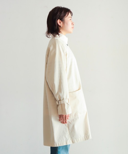 「NOMBRE IMPAIR」 ステンカラーコート FREE ホワイト レディース_画像8
