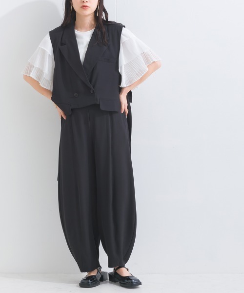 「terrace」 パンツ MEDIUM ブラック レディース_画像8