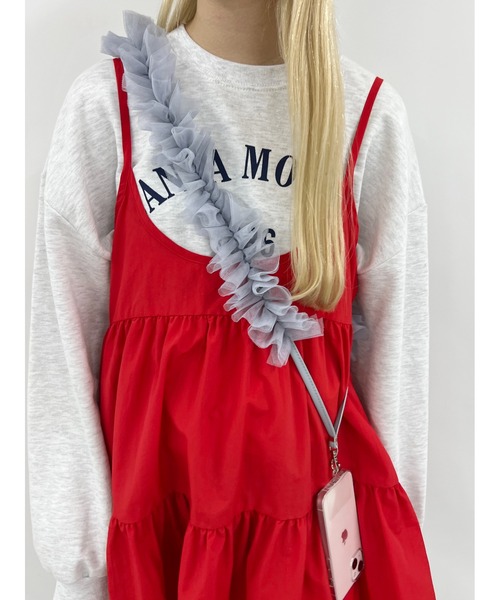 「WC」 キャミソールワンピース FREE ブラック レディース_画像9