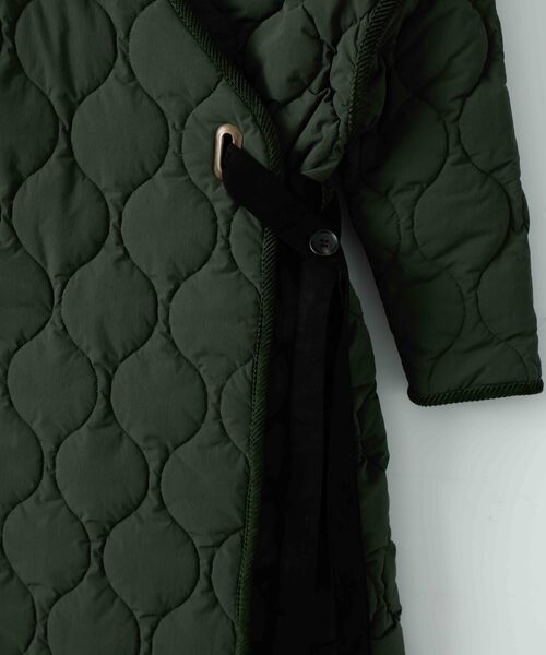 「STUDIOUS」 ノーカラーコート 1 ブラック レディース_画像2