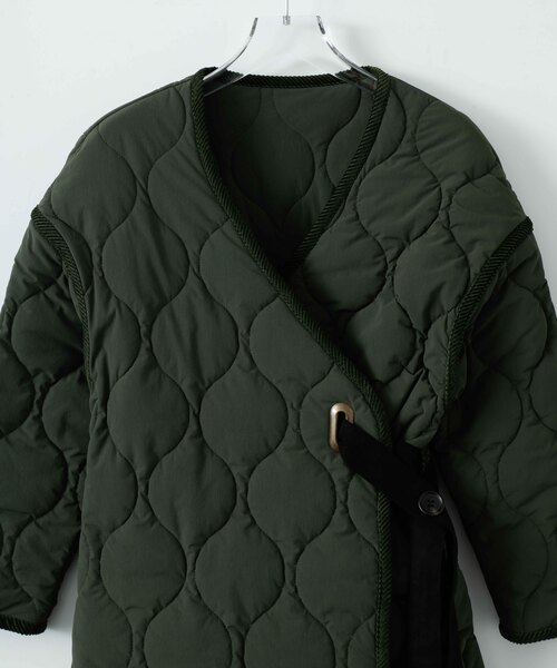 「STUDIOUS」 ノーカラーコート 1 ブラック レディース_画像7