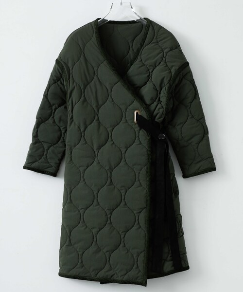 「STUDIOUS」 ノーカラーコート 1 ブラック レディース_画像8