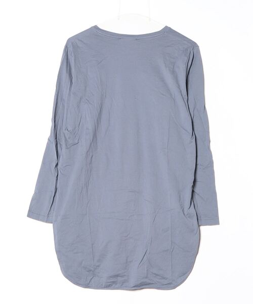 「ATON」 長袖カットソー 2 ブルー レディース_画像2