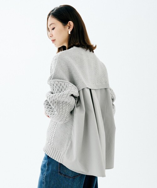 タグ付き新品 torrazzo donna トップス  ニット TORRAZZO DONNA]衿付きニットトップス | KOBUNSHA SELECT SHOP