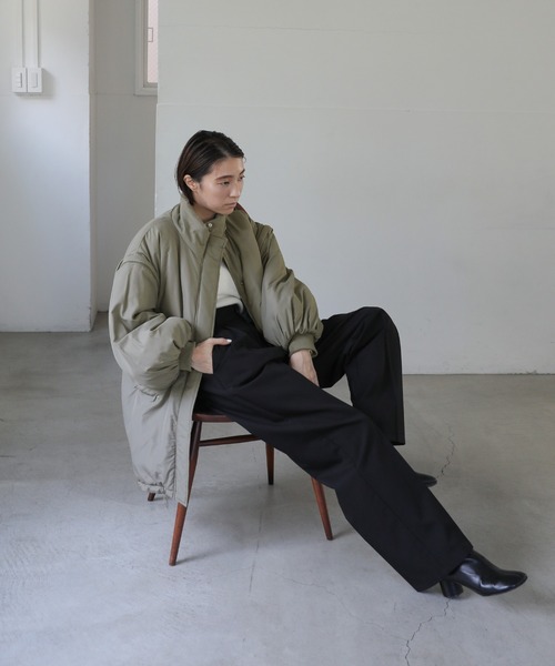 「select MOCA」 コート FREE ブラック レディース_画像2