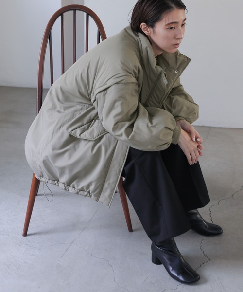 「select MOCA」 コート FREE ブラック レディース_画像4