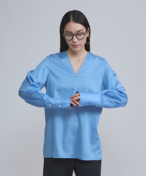 カオス chaos Confusion Silence フリフリブラウス 水色 カオス chaos Confusion Silence フリフリブラウス 水色 - メルカリ