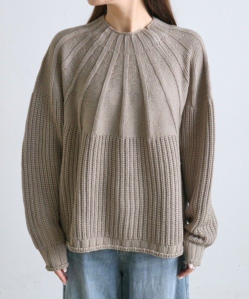 「PUAL CE CIN」 長袖ニット FREE アイボリー レディース_画像2