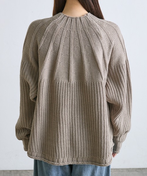 「PUAL CE CIN」 長袖ニット FREE アイボリー レディース_画像4