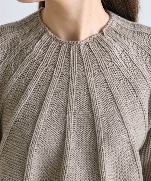 「PUAL CE CIN」 長袖ニット FREE アイボリー レディース_画像5