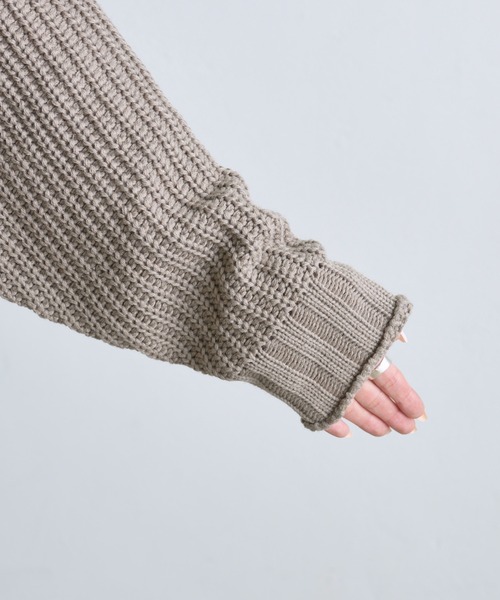 「PUAL CE CIN」 長袖ニット FREE アイボリー レディース_画像6