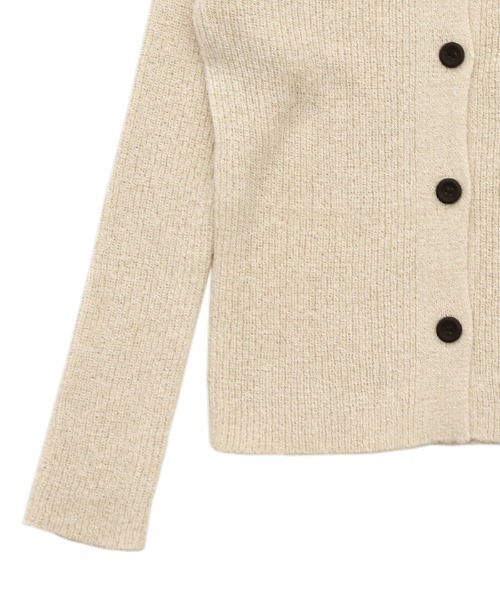 「select MOCA」 ニットカーディガン FREE ライトグレー レディース_画像6