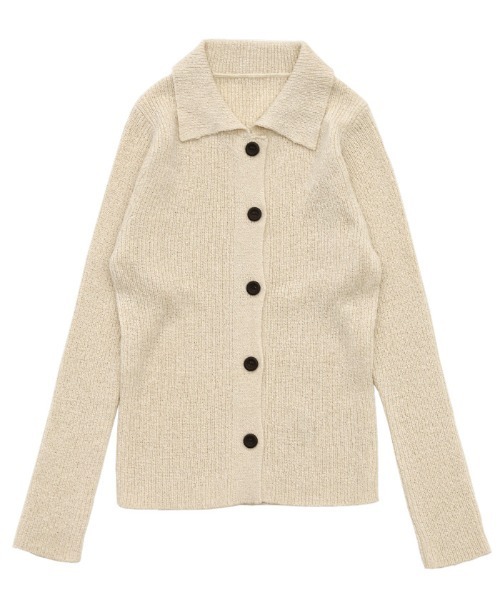 「select MOCA」 ニットカーディガン FREE ライトグレー レディース_画像8