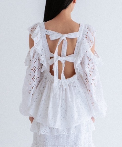 「HONEY MI HONEY」 長袖ブラウス FREE ピンク レディース_画像7