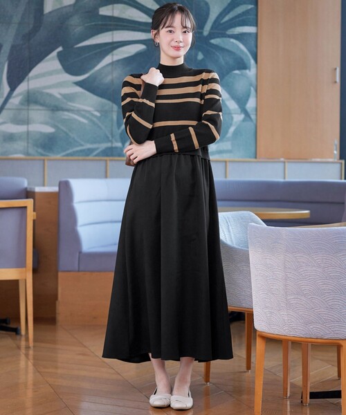 Tiaclasse ワンピース ニットドッキングワンピース : ZOZOTOWN Yahoo