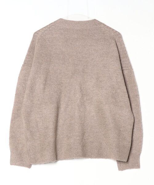 「reca」 ニットカーディガン FREE モカ レディース_画像2