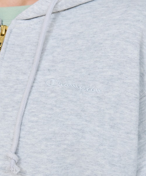 パーカー 「Champion/チャンピオン」レディース ジップフーデッドスウェットシャツ レディースの画像