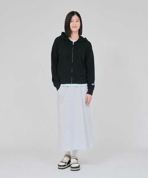パーカー 「Champion/チャンピオン」レディース ジップフーデッドスウェットシャツ レディースの画像