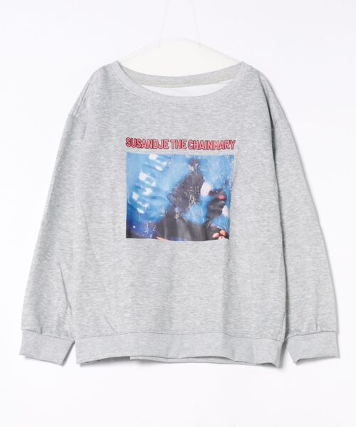 「LADY LIKE」 スウェットカットソー S グレー レディース_画像3