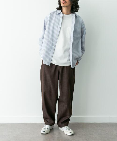 URBAN RESEARCH Sonny Label シャツ ストライプレギュラーカラーシャツ
