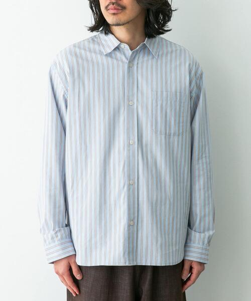 URBAN RESEARCH Sonny Label シャツ ストライプレギュラーカラーシャツ