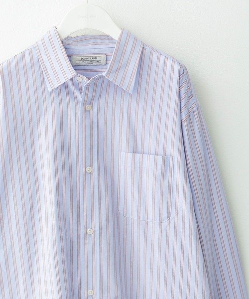 URBAN RESEARCH Sonny Label シャツ ストライプレギュラーカラーシャツ