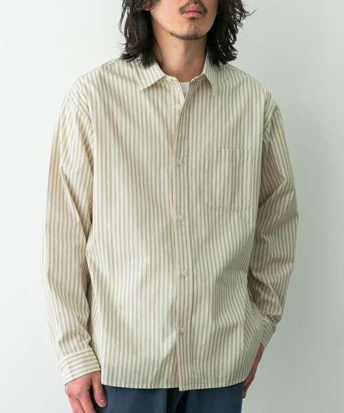 URBAN RESEARCH Sonny Label シャツ ストライプレギュラーカラーシャツ