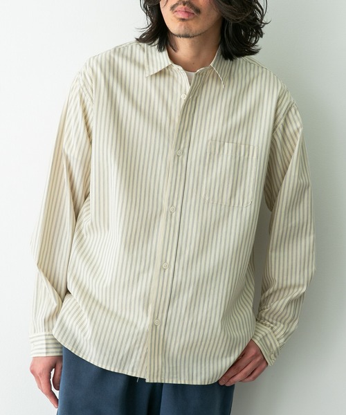 URBAN RESEARCH Sonny Label シャツ ストライプレギュラーカラーシャツ