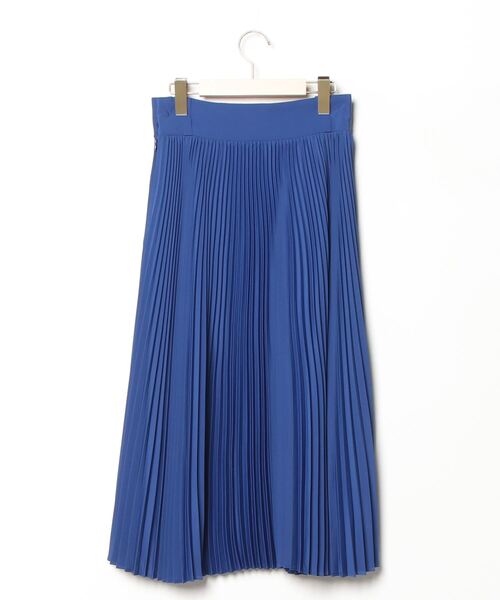 HYKE（ハイク） プリーツスカート 1 ブルー レディース : ZOZOTOWN