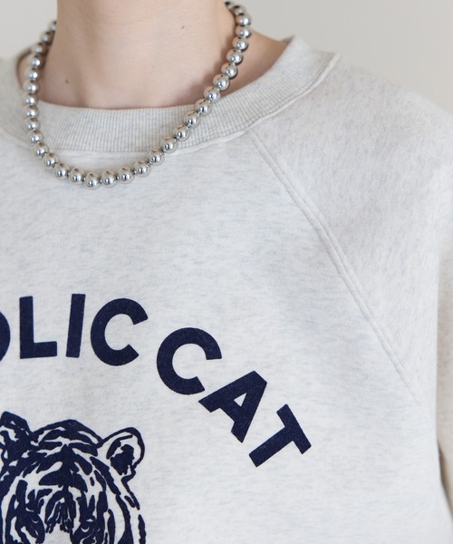 「meilmada」 スウェットカットソー FREE オートミール レディース_画像4