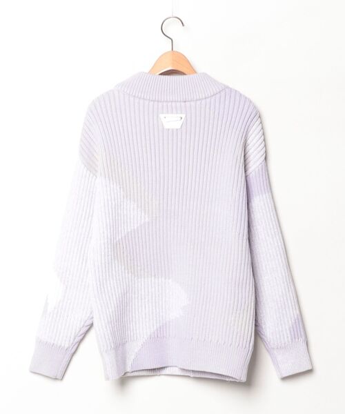 「EKCOOKIES」 長袖ニット S ラベンダー レディース_画像2