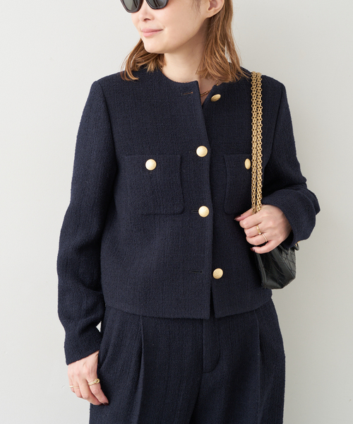 Deuxieme Classe（ドゥーズィエムクラス） ジャケット ノーカラー