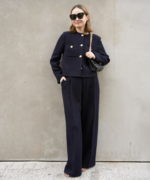 ドゥーズィエムクラス　2022AW Tweed Blazer ブレザー　美品 ドゥーズィエムクラス 2022AW Tweed Blazer ブレザー 美品 - メルカリ