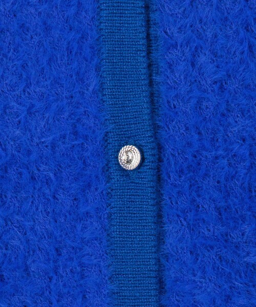 「NOLLEY'S LIGHT」 ニットカーディガン 38 ロイヤルブルー レディース_画像8