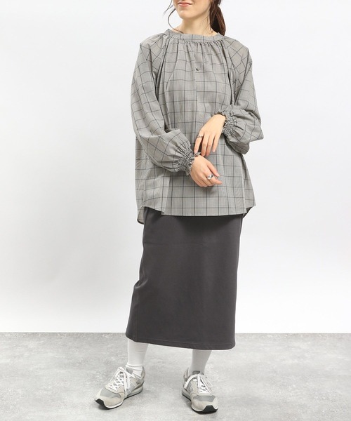 「GLOBAL WORK Smile Seed Store」 タイトスカート X-LARGE グレー系その他 レディース_画像7