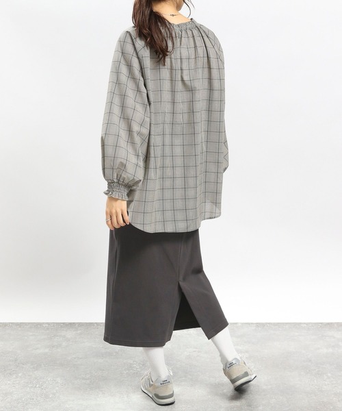 「GLOBAL WORK Smile Seed Store」 タイトスカート X-LARGE グレー系その他 レディース_画像9