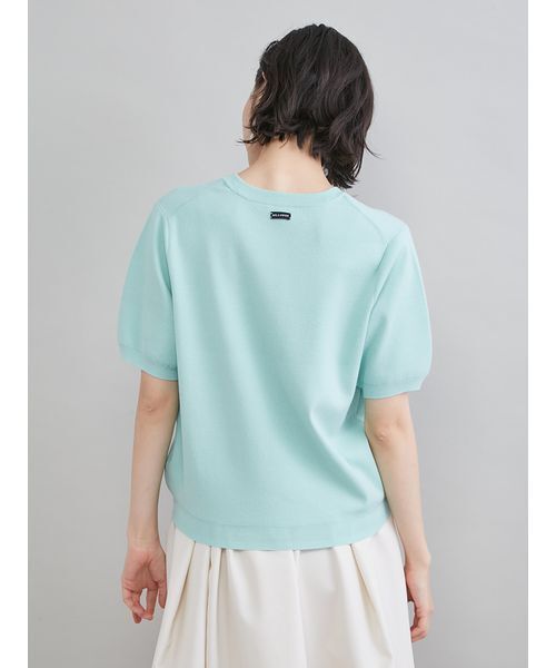 Mila Owen ミラオーウェン サーマルVネック長袖カットソー size F 3段ロゴグラフィックロングTシャツシャツ（Tシャツ/カットソー