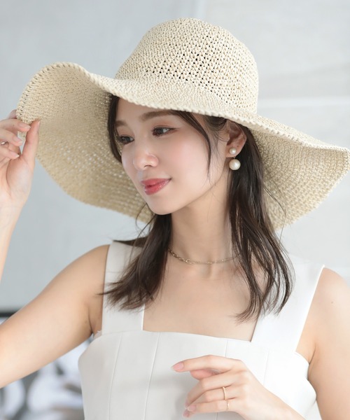 「Little＆More」 ハット FREE ベージュ レディース_画像5