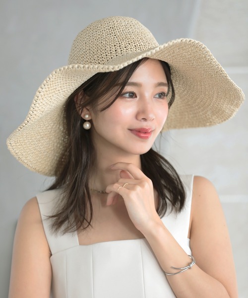 「Little＆More」 ハット FREE ベージュ レディース_画像6