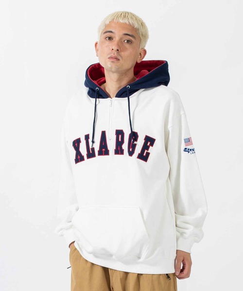 XLARGE（エクストラ ラージ） プルオーバーパーカー M グレー メンズ