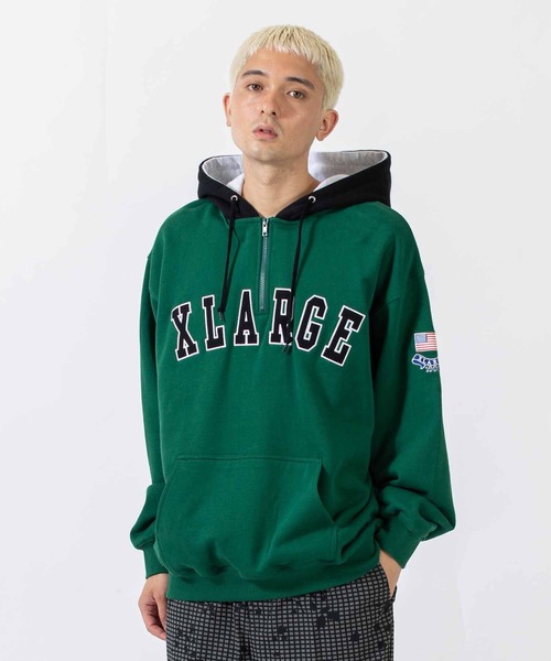 XLARGE（エクストラ ラージ） プルオーバーパーカー M グレー メンズ