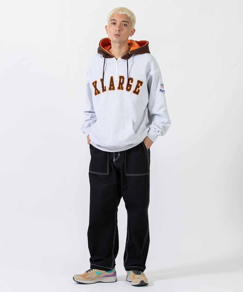 XLARGE（エクストラ ラージ） プルオーバーパーカー M グレー メンズ