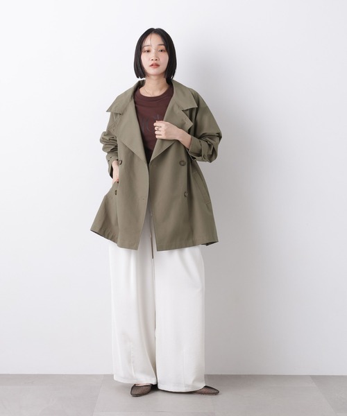 NANO universe（ナノ・ユニバース） トレンチコート コート 撥水＆花粉